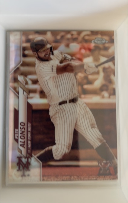 2020 Topps Chrome #80 Pete Alonso — front