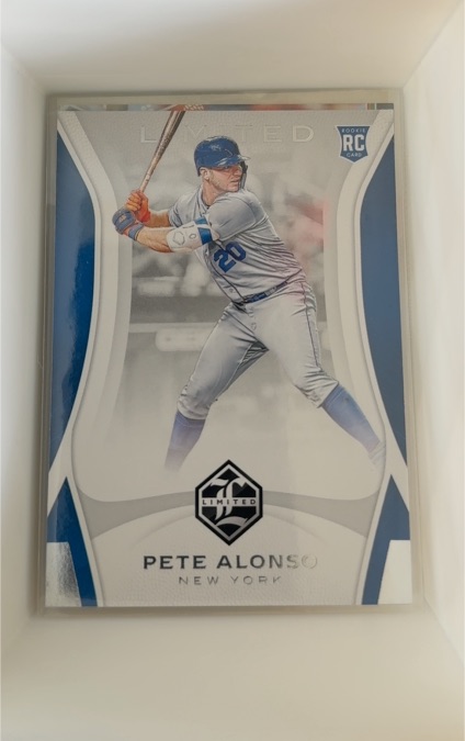 2019 Panini Limited #1 Pete Alonso — front