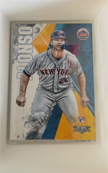 2019 Topps Fire #128 Pete Alonso — front
