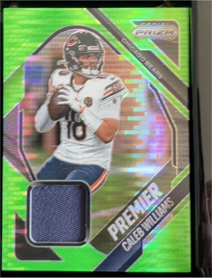 2024 Panini Prizm Premier Jerseys #PJ-CWS Caleb Williams — front