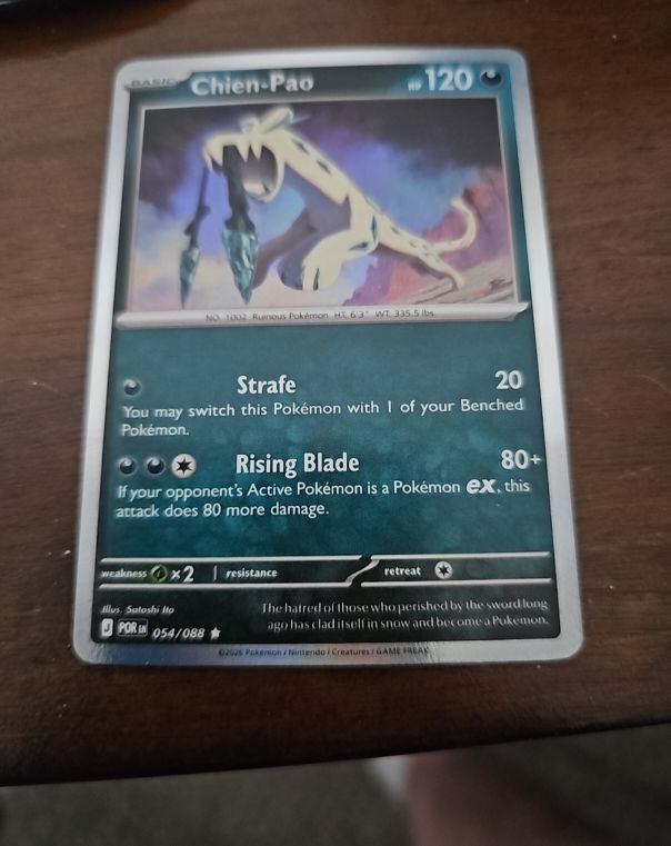 2023 Pokémon TCG Perfect Order #054 Chien-Pao — front