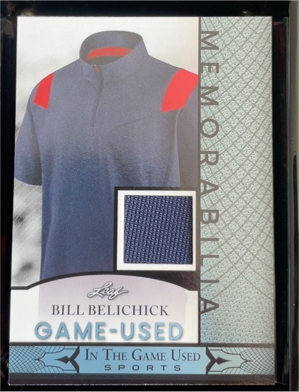 2024 Leaf In The Game Used Sports #GUM-12 Bill Belichick — front