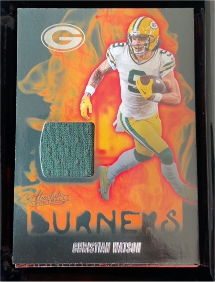 2024 Panini Absolute Burners #AB-CWN Christian Watson — front