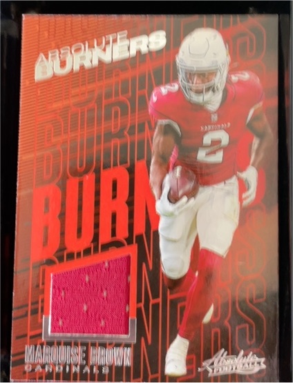 2023 Panini Absolute Absolute Burners #AB-14 Marquise Brown — front