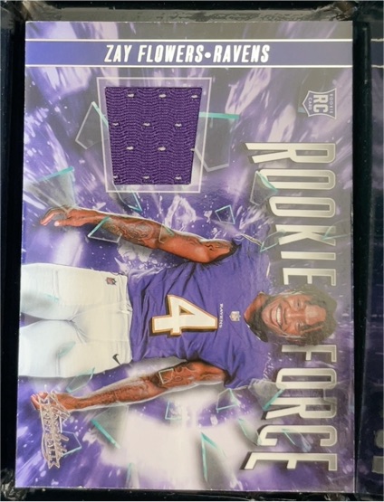 2023 Panini Absolute Rookie Force #RF-14 Zay Flowers — front