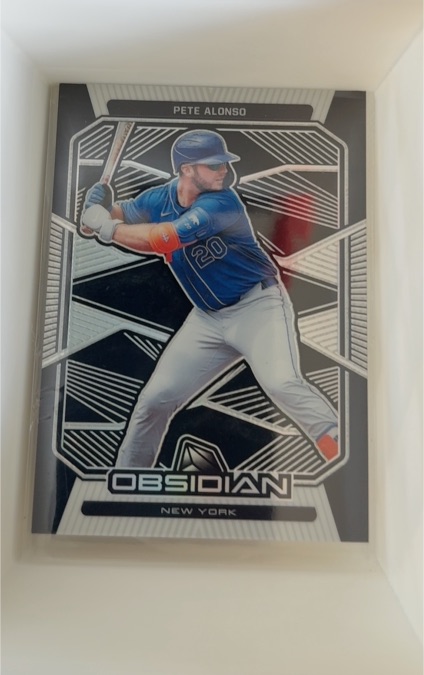 2020 Panini Chronicles Obsidian #55 Pete Alonso — front