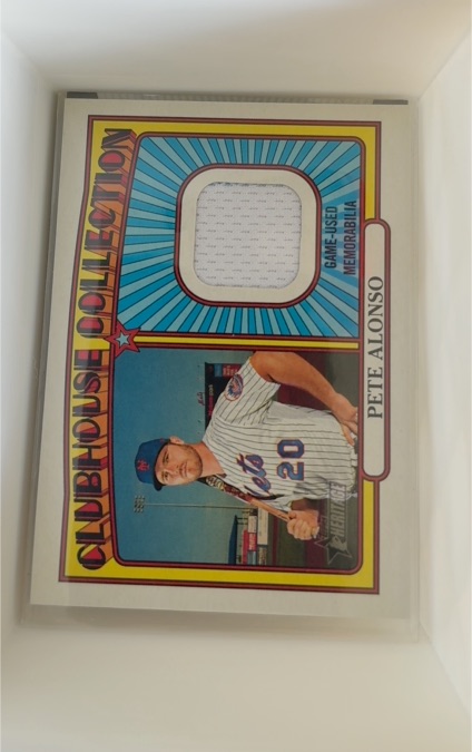 2021 Topps Heritage Clubhouse Collection #CCR-PA Pete Alonso — front
