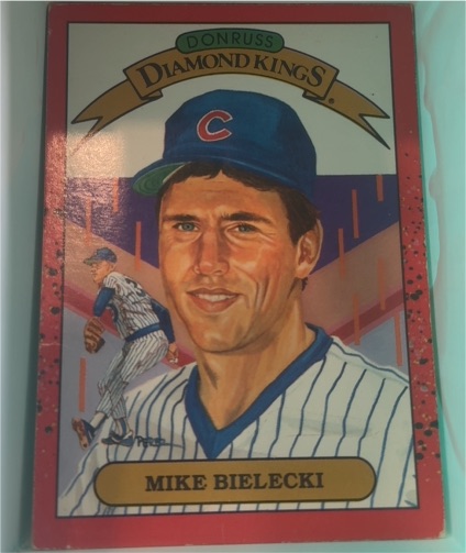 1990 Donruss Diamond Kings #9 Mike Bielecki — front