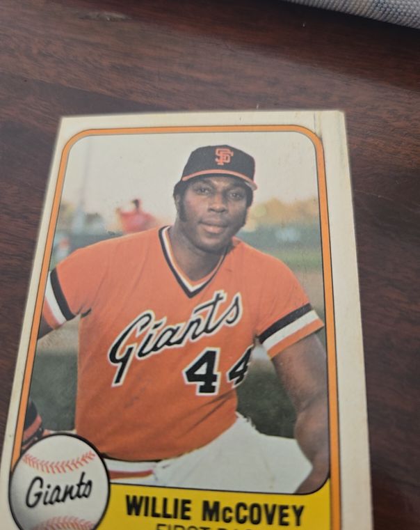 1981 Fleer #434 Willie McCovey — front