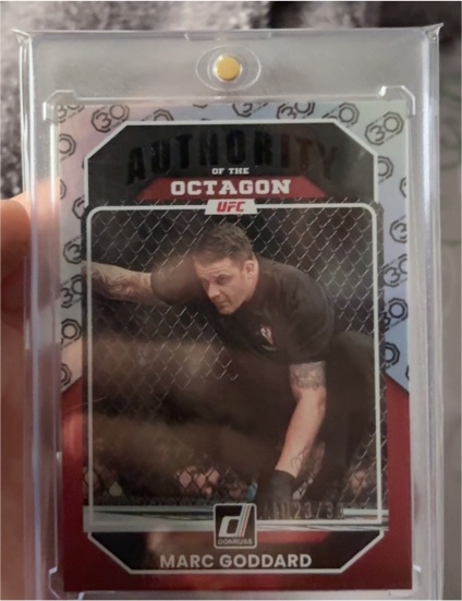 2023 Donruss UFC Authority of the Octagon #225 Marc Goddard — front
