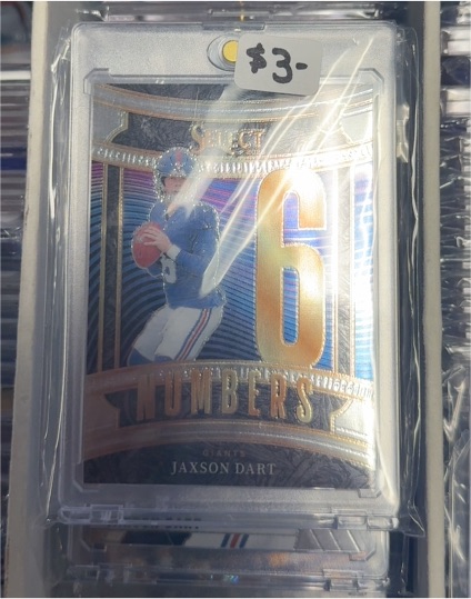 2025 Panini Select #6 Jaxson Dart Numbers — front