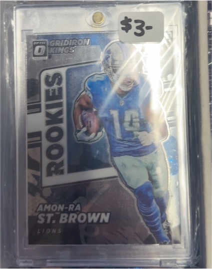 2021 Donruss Optic #RGK-17 Amon-Ra St. Brown Rookie Gridiron Kings — front