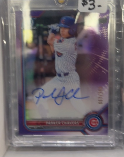 2022 Bowman Chrome #CPA-PC Parker Chavers — front