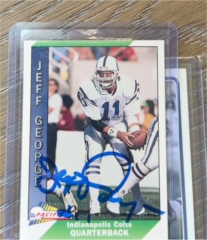 1991 Pacific #193 Jeff George — front