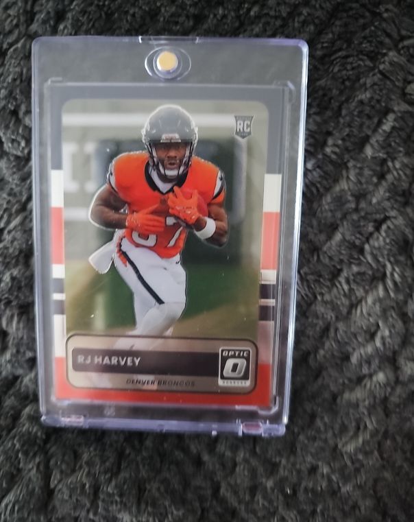 2025 Panini Donruss Optic 2015 Retro #15 RJ Harvey Rookie Denver Broncos — front