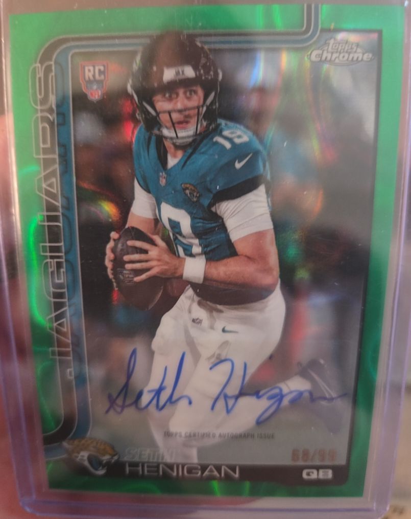 2025 Topps Chrome #RA-SH Seth Henigan — front