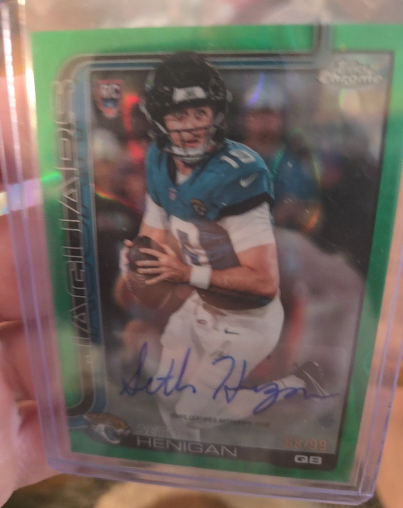 2025 Topps Chrome #RA-SH Seth Henigan — front