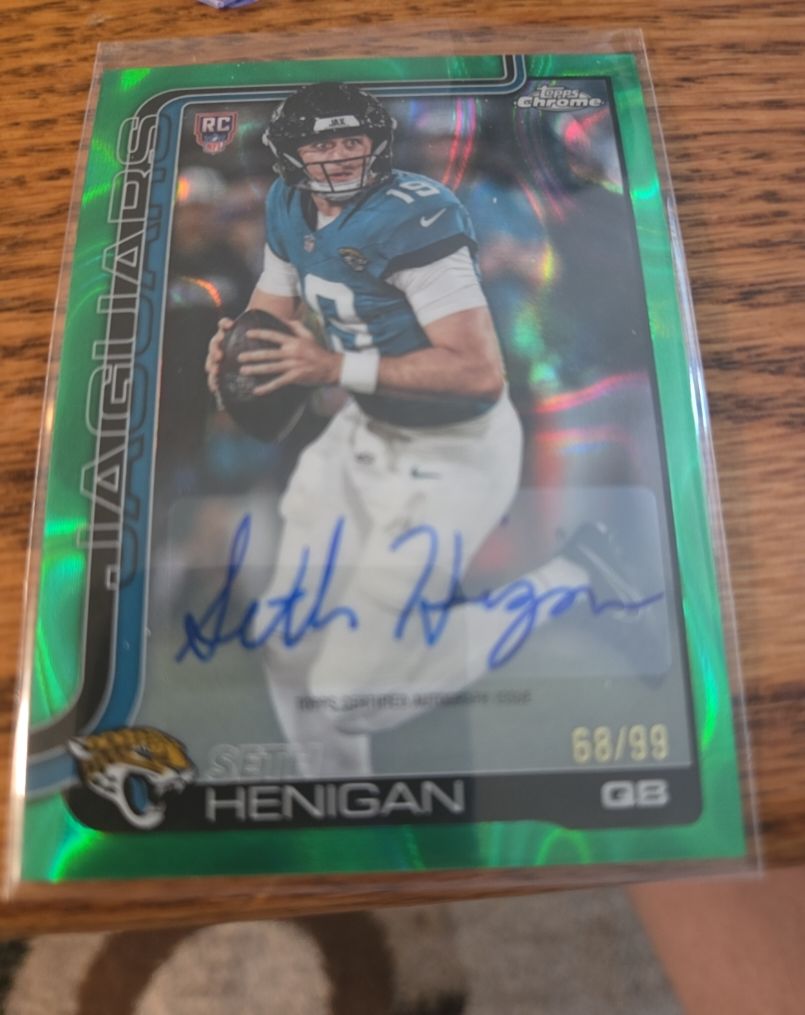 2025 Topps Chrome #RA-SH Seth Henigan — front