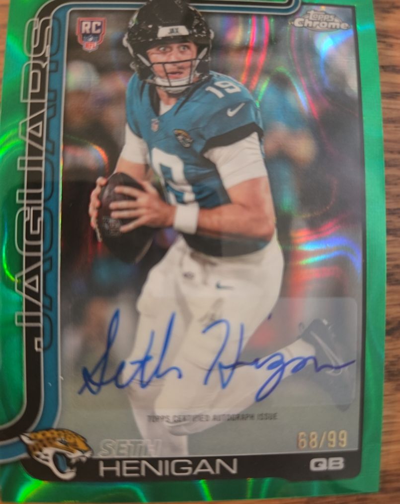 2025 Topps Chrome #RA-SH Seth Henigan — front