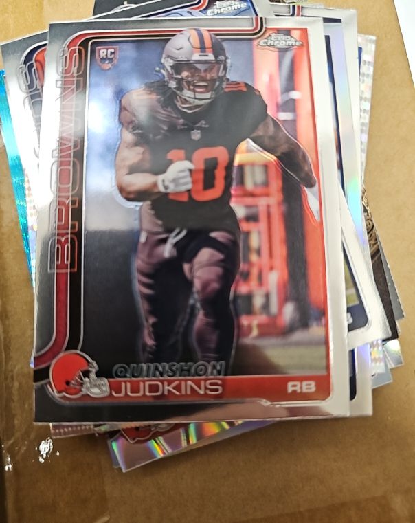 2025 Topps Chrome #325 Quinshon Judkins — front