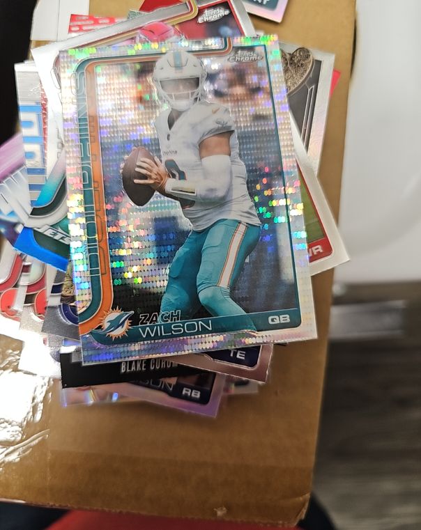 2025 Topps Chrome #189 Zach Wilson — front