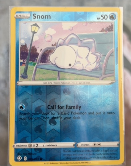 2021 Pokémon TCG Shining Fates #029 Snom — front