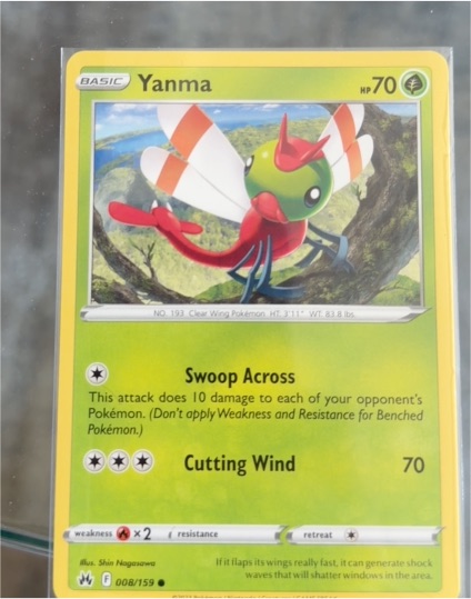 2023 Pokémon Crown Zenith #008 Yanma — front