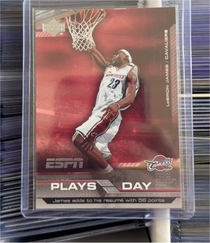 2005-06 Upper Deck ESPN Plays of the Day #PD3 LeBron James — front