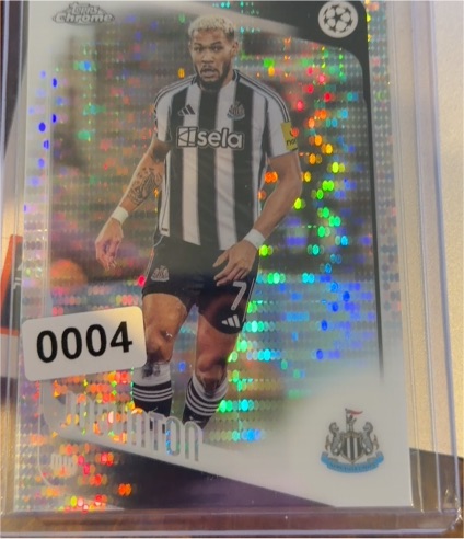 2025-26 Topps Chrome UEFA #23 Joelinton — front