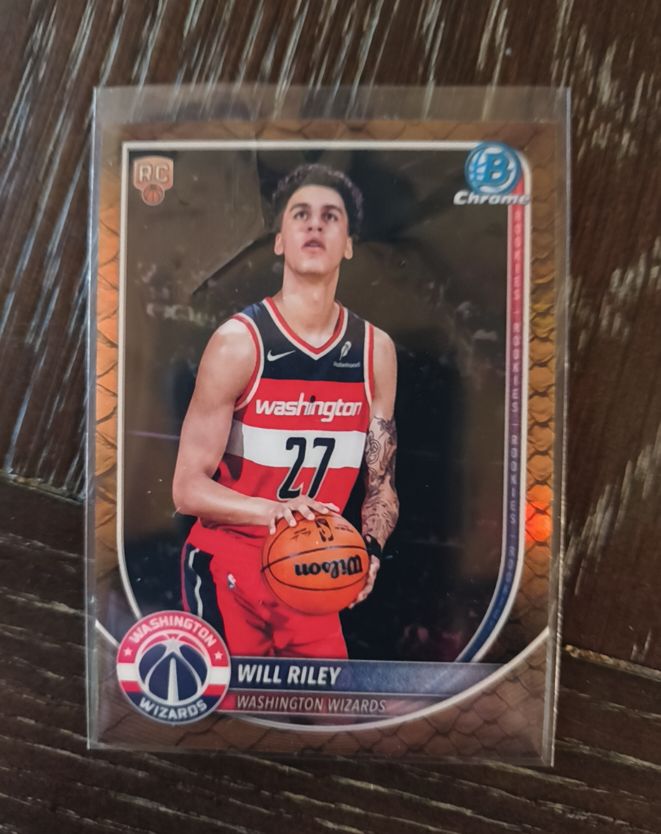2025-26 Topps Bowman Chrome #BCV-21 Will Riley — front
