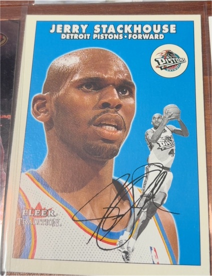 2000-01 Fleer Tradition #33 Jerry Stackhouse — front