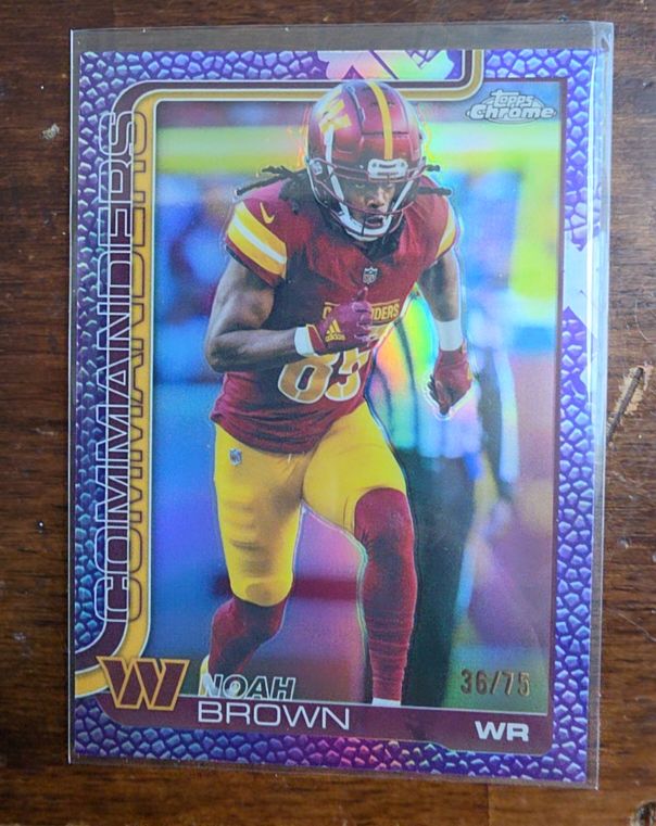 2025 Topps Chrome #293 Noah Brown — front
