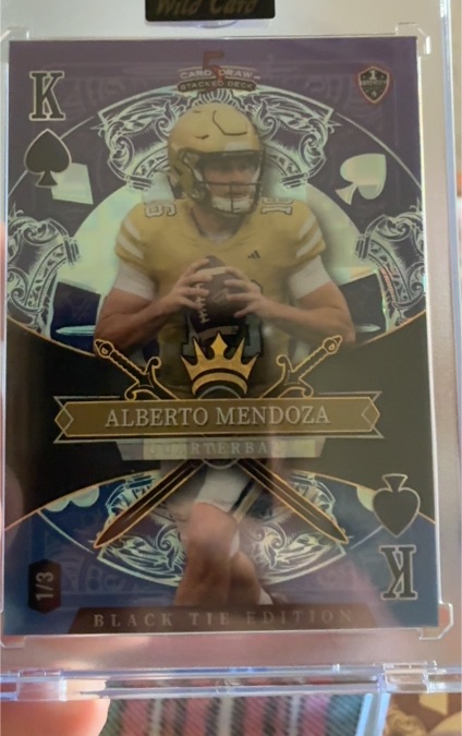 2026 Wild Card Black Tie Edition #K Alberto Mendoza — front
