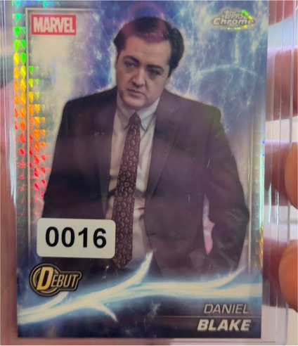 2025 Topps Chrome Marvel Studios #177 Daniel Blake Debut — front
