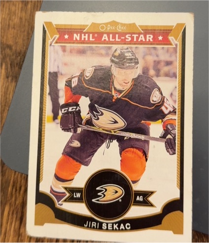 2015-16 O-Pee-Chee #466 Jiri Sekac Anaheim Ducks Hockey Card — front