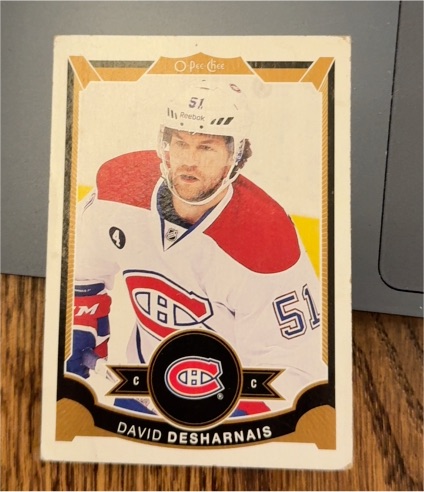 2015-16 O-Pee-Chee #362 David Desharnais — front