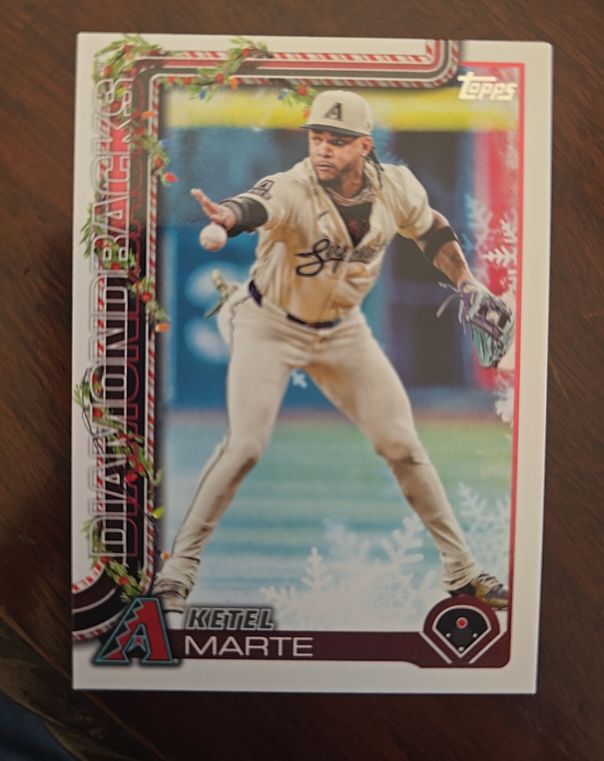 2025 Topps Holiday #H43 Ketel Marte — front