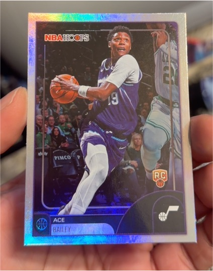 2025-26 Topps NBA Hoops #38 Ace Bailey — front