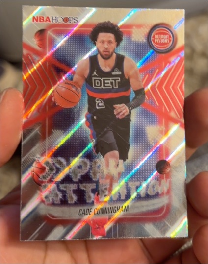 2025-26 Topps NBA Hoops #PA-11 Cade Cunningham Pay Attention — front