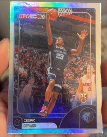 2025-26 Topps NBA Hoops #90 Cedric Coward — front