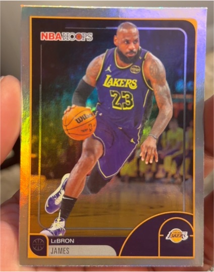 2025-26 Topps NBA Hoops #84 LeBron James — front