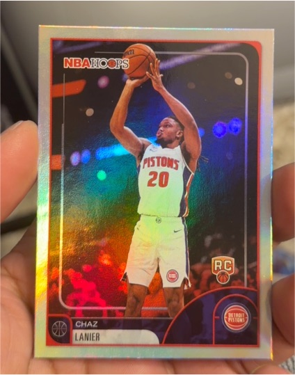 2025-26 Topps NBA Hoops #218 Chaz Lanier — front
