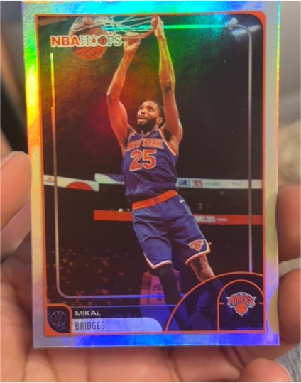 2025-26 Topps NBA Hoops #18 Mikal Bridges — front