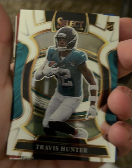 2025 Panini Select #28 Travis Hunter — front