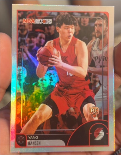 2025-26 Topps NBA Hoops #6 Yang Hansen — front