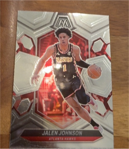 2023-24 Panini Mosaic #9 Jalen Johnson — front