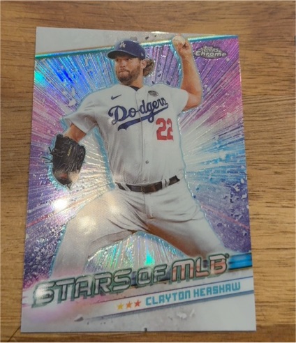 2024 Topps Chrome Stars of MLB #CSMLB-37 Clayton Kershaw — front