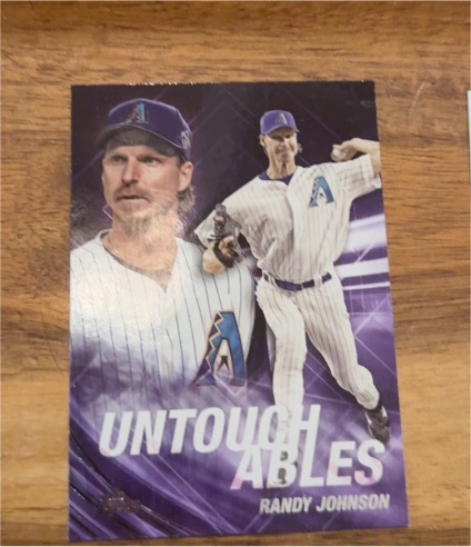 2017 Topps Update #U-19 Randy Johnson Untouchables — front