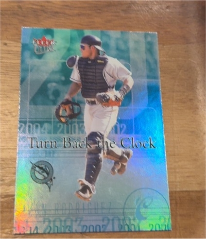 2004 Fleer Ultra Turn Back the Clock #TBC Unknown Catcher — front