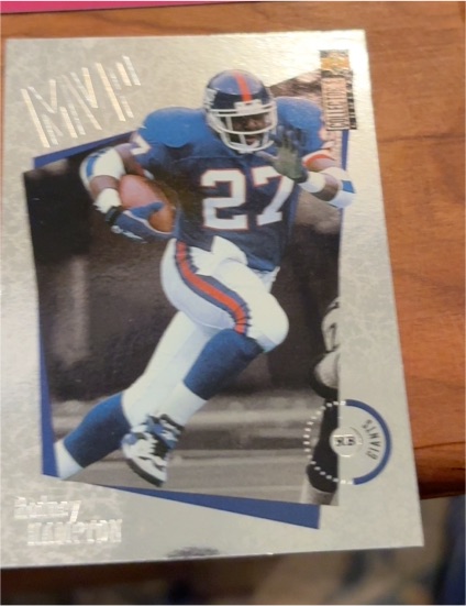 1996 Upper Deck Collector's Choice MVP #M31 Rodney Hampton — front